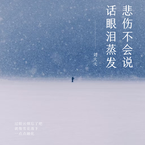 悲伤不会说话眼泪蒸发