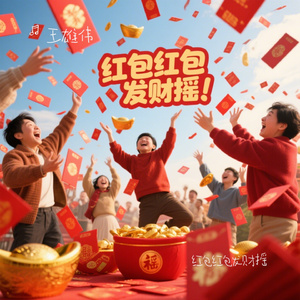 红包红包发财摇