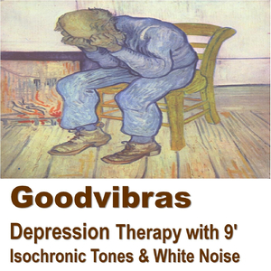 Depression Therapy With 9' Isochronic Tones & White Noise