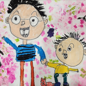 아빠 손을 잡고 갑시다