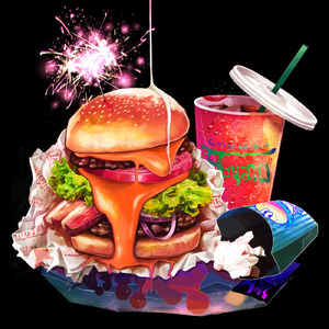 真夜中のファストフード