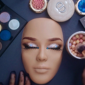 Putting On Glitter With Close Whispers