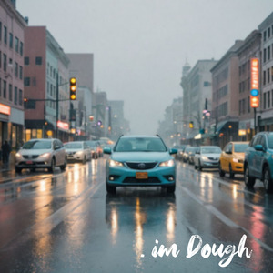 골목을 지나는 비