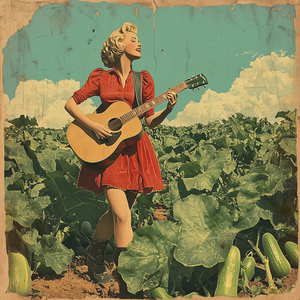 Kniebeugen Auf Dem Gurkenfeld