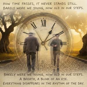 Wie die Zeit vergeht sie bleibt nie stehen