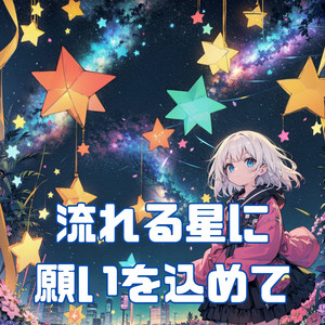 流れる星に願いを込めて