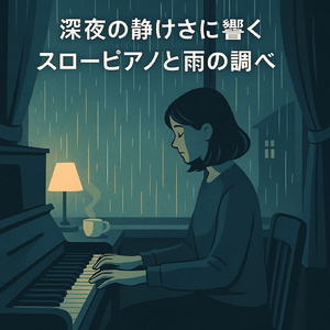 深夜の大人時間 静かな月夜