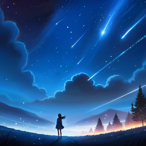 相遇在梦里的星空下