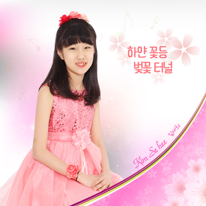 하얀 꽃등 벚꽃 터널