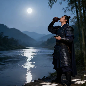 洛水残阳