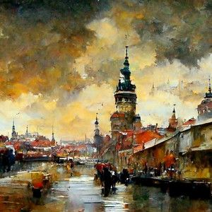 旧市街の街並み