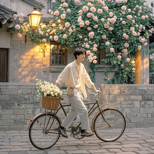 晚风绕街巷