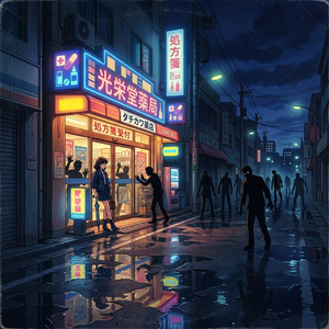 遮光カーテン、隙間から漏れる月明かり