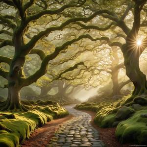 Serenity Calls from the Enchanted Grove