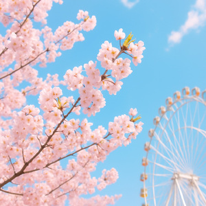 손 끝에 봄이 닿아