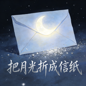 把月光折成信纸