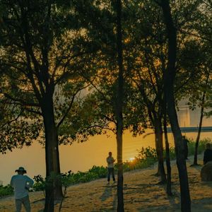 散步要在傍晚以后