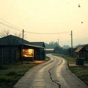 《小时候的泥巴路》