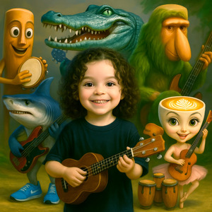 Brainrots b@by - Tralalero, Patapim, Bombardiro, Cappuccina, Sahur