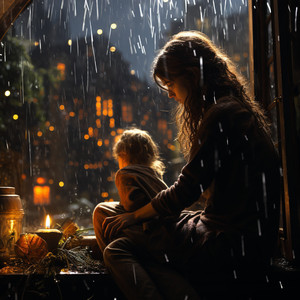 Abrazo Nutridor De Gotas De Lluvia