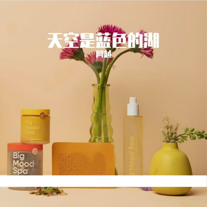 天空是蓝色的湖