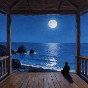 一个人也走了很远的路