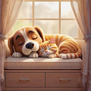 ¡Miau! ¡Guau! ¡Qué divertido es cantar!