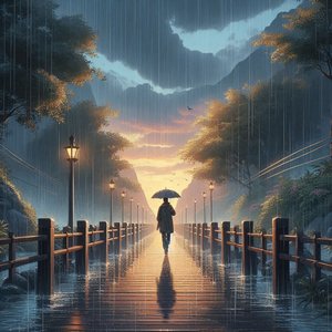 Rain Noise Hitting an Umbrella .3
