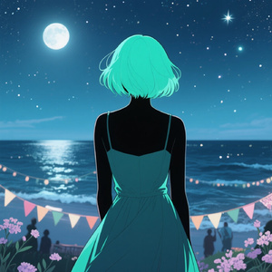 Spring Beach Night