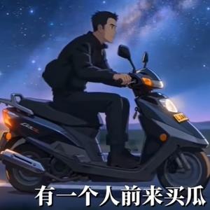华强买瓜，但是新海诚风格