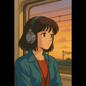 歩道橋の上から