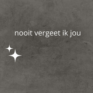 nooit vergeet ik jou