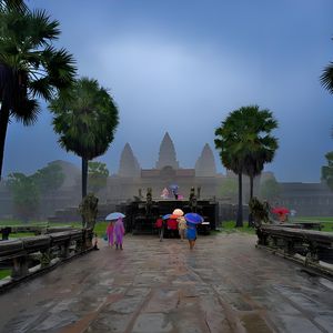 吴哥窟的雨季