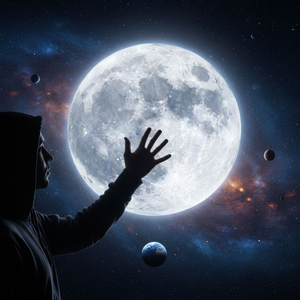 almost touching the moon