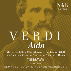 Aida, IGV 1, Act II:"Quest'assisa ch'io vesto vi dica" (Amonasro, Aida, Coro, Ramfis, Radamès, Amneris, Il Re)