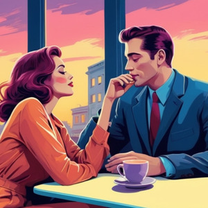 黄昏の窓辺と珈琲の香り ～カフェタイムのジャズ～