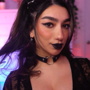Flirty Goth Girl Doing Your Makeup