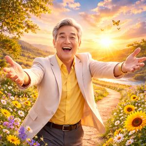 웃으며 살아가세