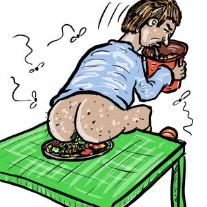 Eten met me kont! Poepen uit me mond! | Vieze grappige liedjes!