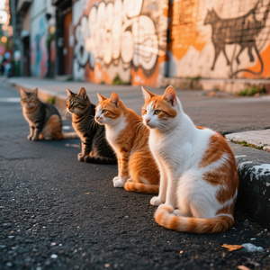 アスファルトの朝食会