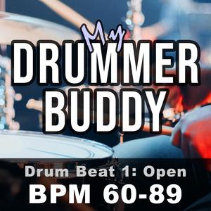 BPM 68 (Drum Beat 1, Open Hats, Beats Per Minute, Tempos and Grooves for Practice, Jamming, and Songwriters)