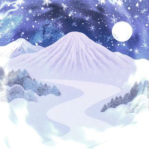 雪原涂鸦