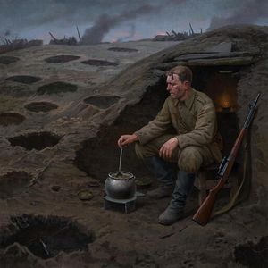 В полях где гремела сталь