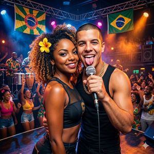 LÍNGUA PRA FORA
