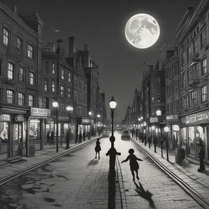 夜のシルエット