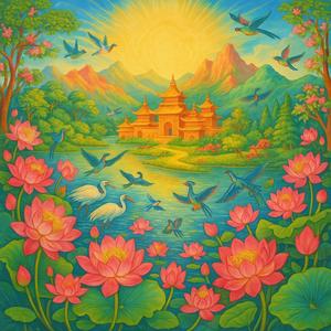 Sukhavati - Song über das Reine Land von Buddha Amitabha (Buddhismus)