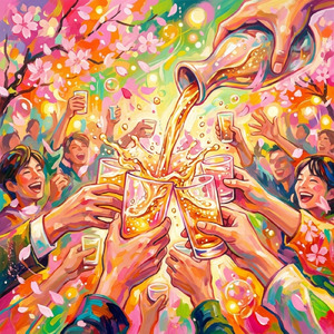 花より酒で踊ろうか