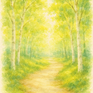 木漏れ日の散歩道