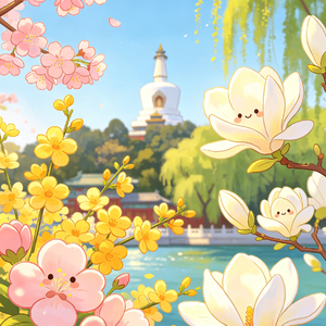 北海的花开了