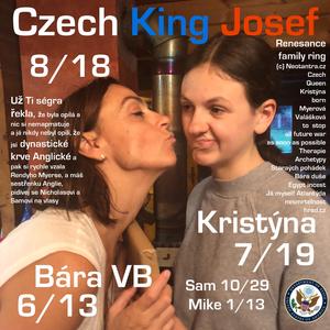 Kristýna Myersová 7/19 a former Czech queen Kiristýna sister of CKJ